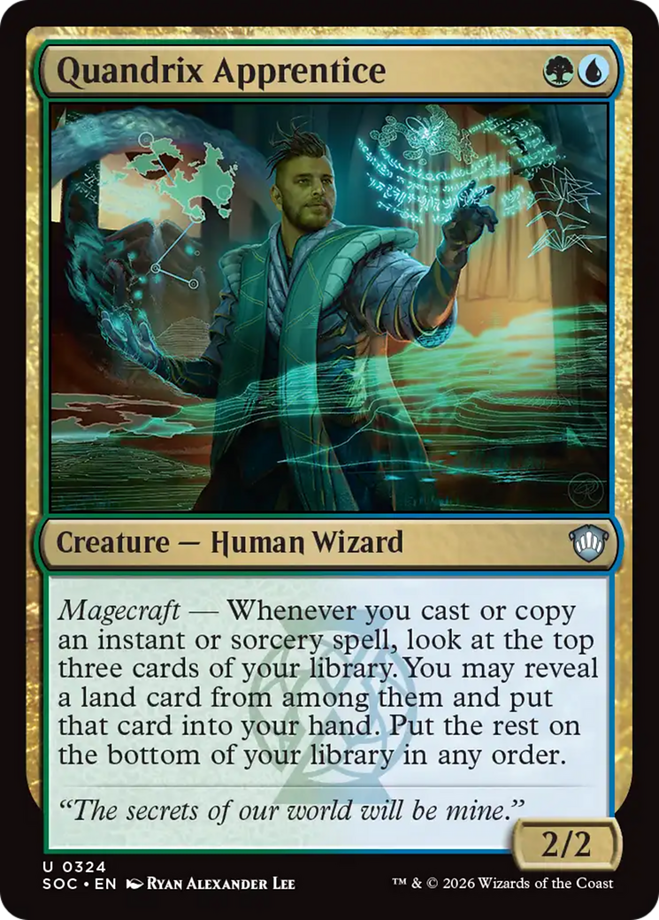 Quandrix Apprentice [Secrets of Strixhaven Commander] | Empire Gaming NC