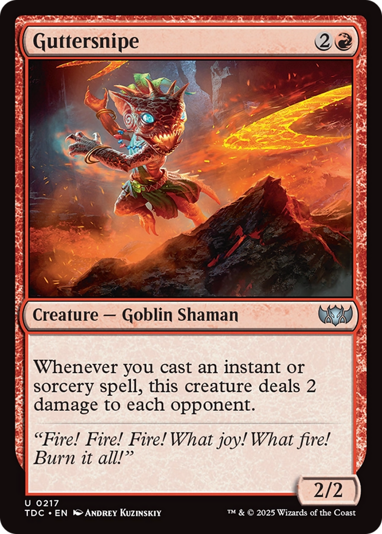 Guttersnipe [Tarkir: Dragonstorm Commander] | Empire Gaming NC