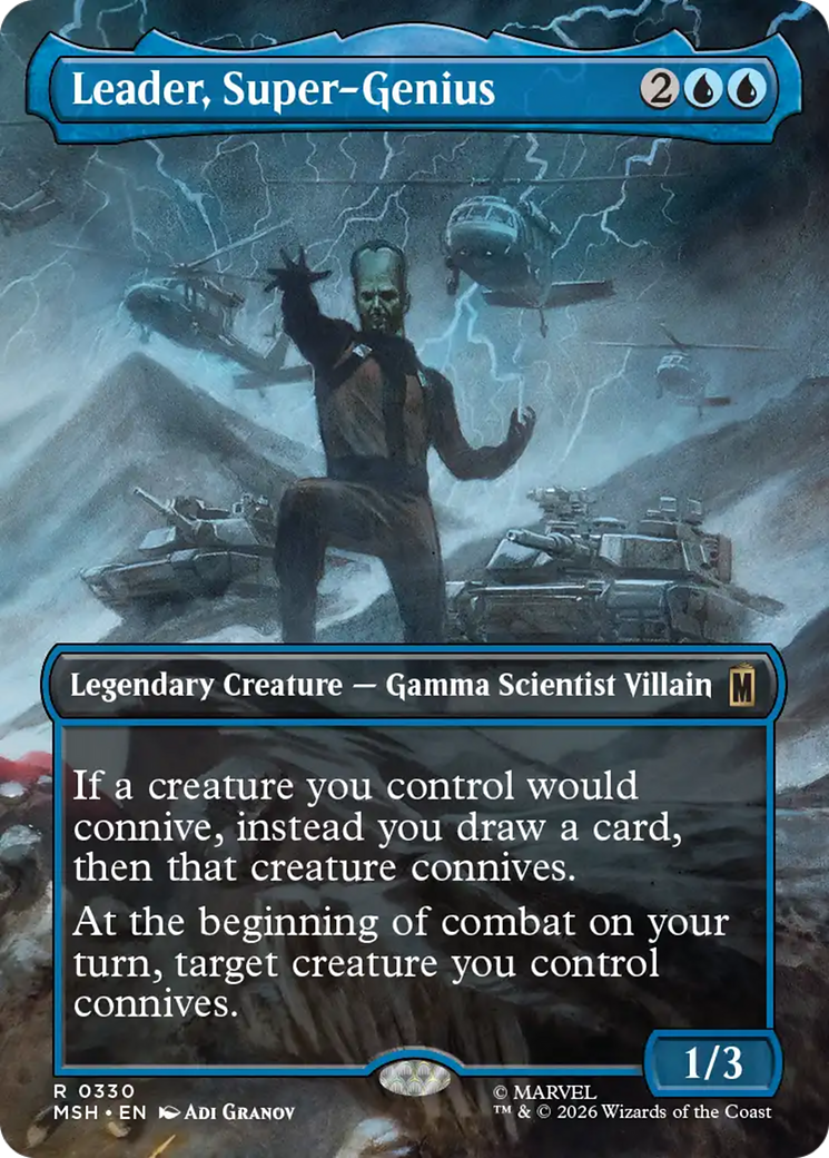 Leader, Super-Genius (Borderless) [Marvel Super Heroes] | Empire Gaming NC