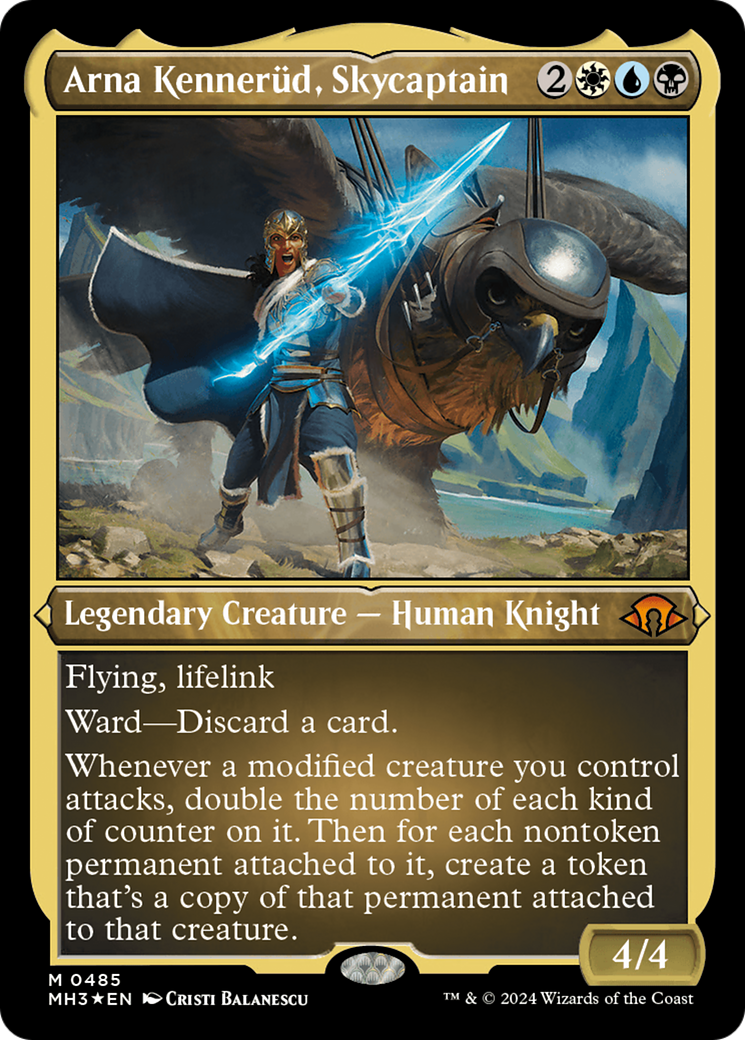 Arna Kennerud, Skycaptain (Foil Etched) [Modern Horizons 3] | Empire Gaming NC