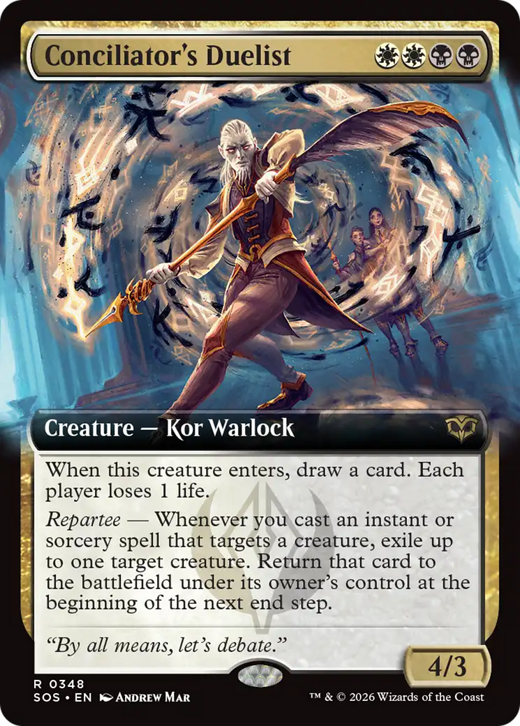 Conciliator's Duelist (Extended Art) [Secrets of Strixhaven] | Empire Gaming NC