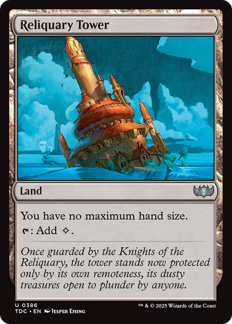 Reliquary Tower [Tarkir: Dragonstorm Commander] | Empire Gaming NC
