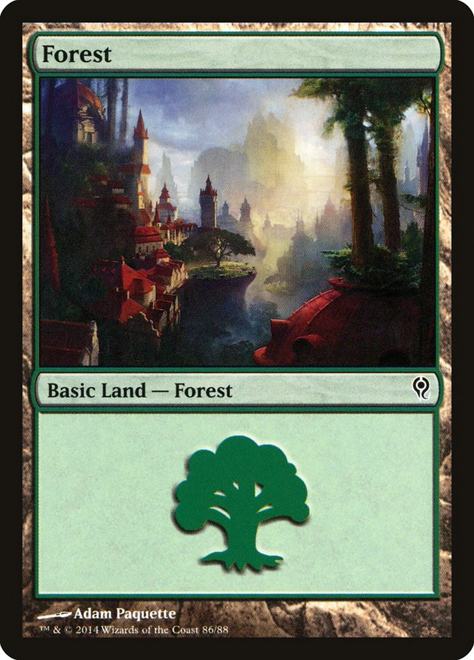 Forest (86) [Duel Decks: Jace vs. Vraska] | Empire Gaming NC