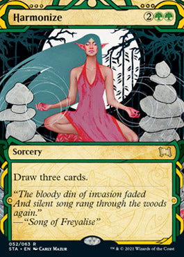 Harmonize (Foil Etched) [Strixhaven: Mystical Archive] | Empire Gaming NC
