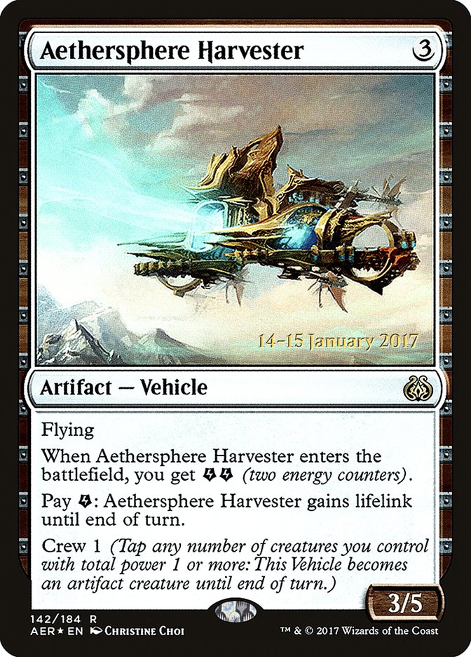 Aethersphere Harvester [Aether Revolt Prerelease Promos] | Empire Gaming NC