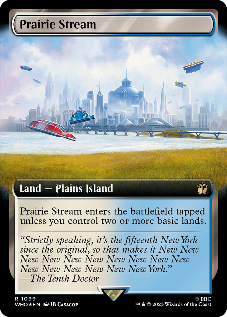 Prairie Stream (Extended Art) (Surge Foil) [Doctor Who] | Empire Gaming NC