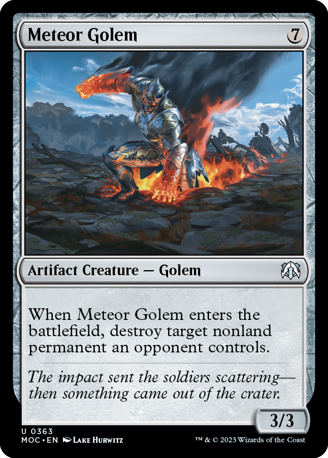 Meteor Golem [March of the Machine Commander] | Empire Gaming NC