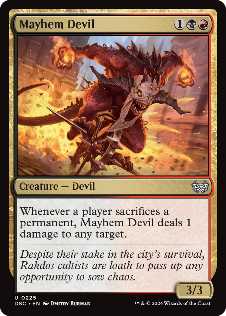 Mayhem Devil [Duskmourn: House of Horror Commander] | Empire Gaming NC