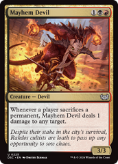 Mayhem Devil [Duskmourn: House of Horror Commander] | Empire Gaming NC