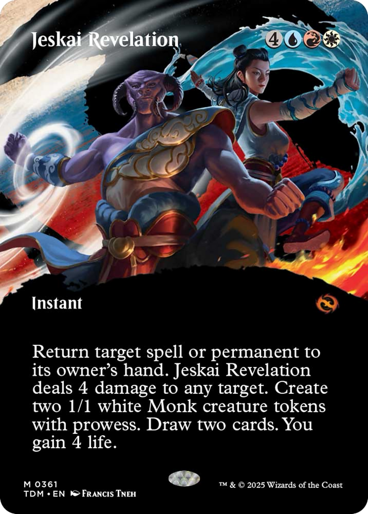 Jeskai Revelation (Borderless) [Tarkir: Dragonstorm] | Empire Gaming NC