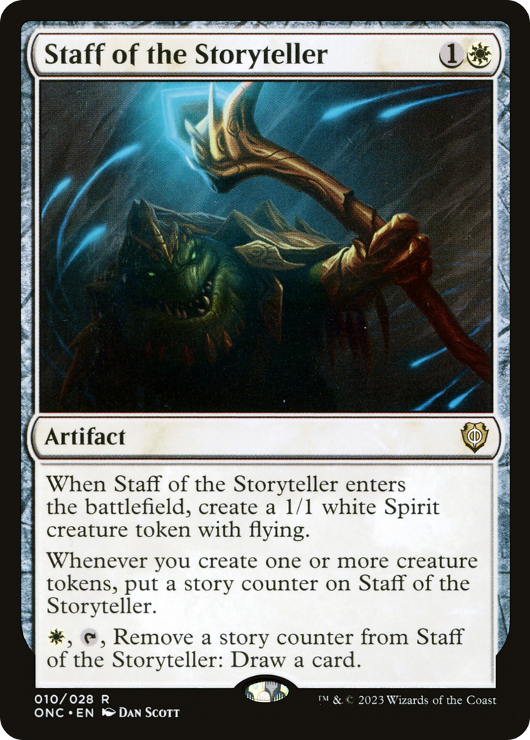 Staff of the Storyteller [Phyrexia: All Will Be One Commander] | Empire Gaming NC