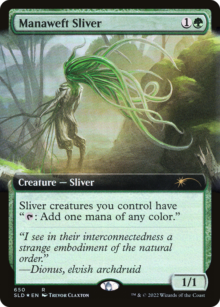 Manaweft Sliver (Extended Art) [Secret Lair Drop Promos] | Empire Gaming NC