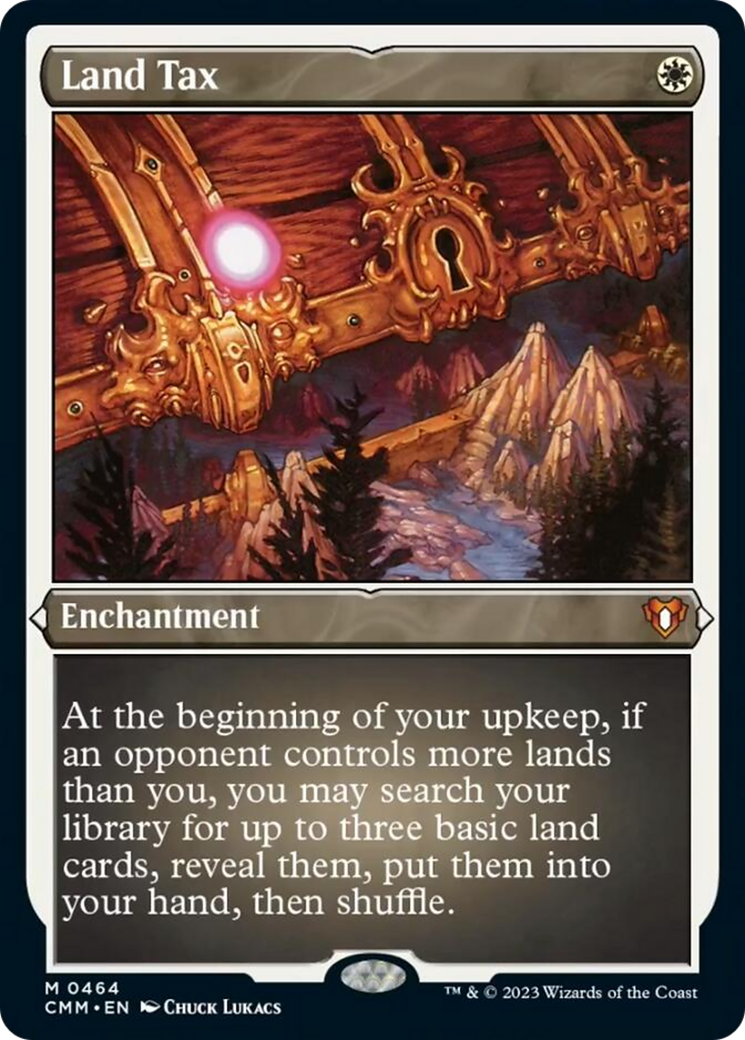 Land Tax (Foil Etched) [Commander Masters] | Empire Gaming NC
