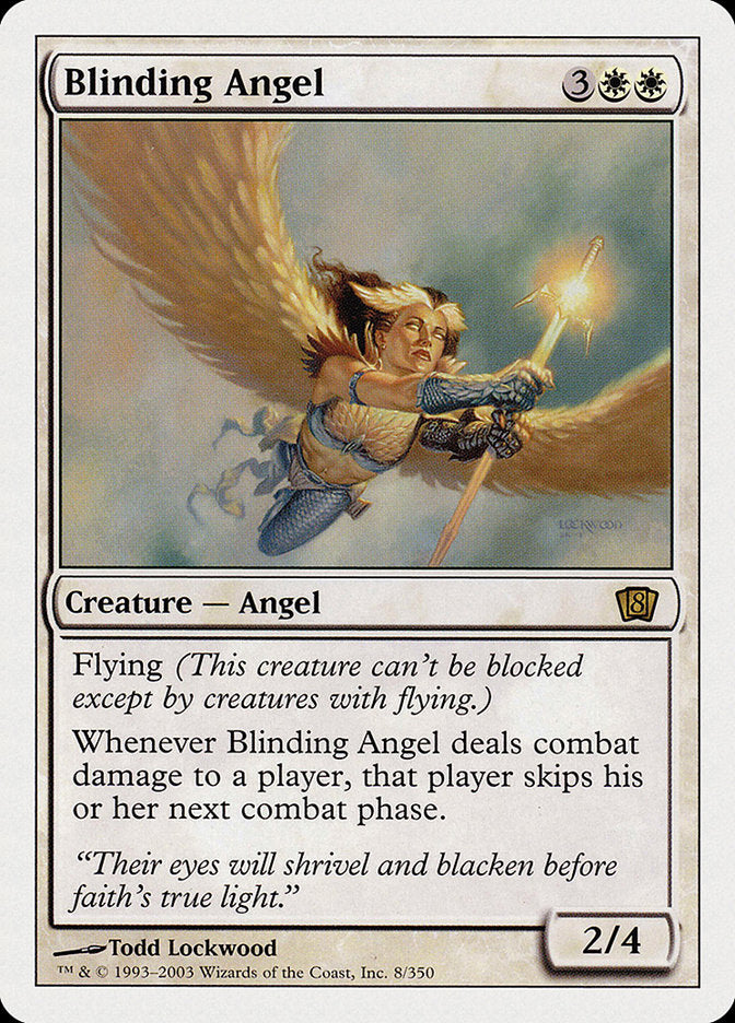 Blinding Angel (8th Edition) [Oversize Cards] | Empire Gaming NC