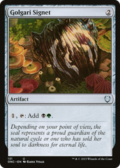 Golgari Signet [Phyrexia: All Will Be One Commander] | Empire Gaming NC