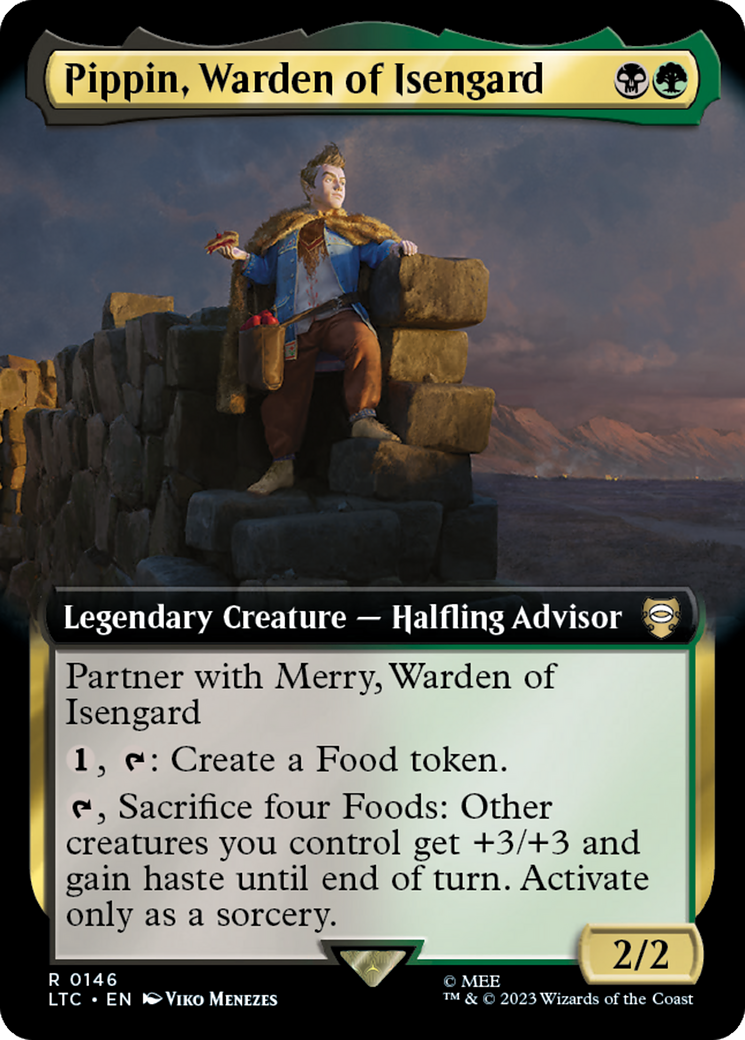 Pippin, Warden of Isengard (Extended Art) [The Lord of the Rings: Tales of Middle-Earth Commander] | Empire Gaming NC