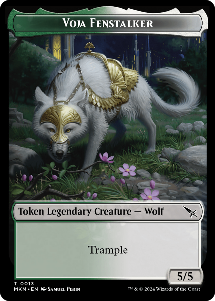 Voja Fenstalker Token [Murders at Karlov Manor Tokens] | Empire Gaming NC