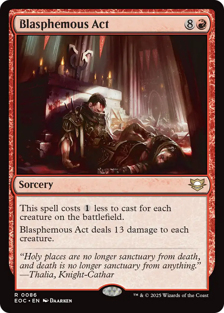 Blasphemous Act [Edge of Eternities Commander] | Empire Gaming NC