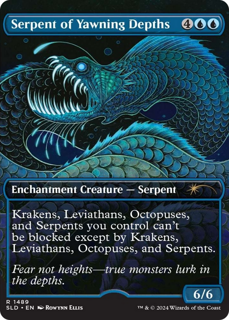 Serpent of Yawning Depths (Rainbow Foil) [Secret Lair Drop Series] | Empire Gaming NC