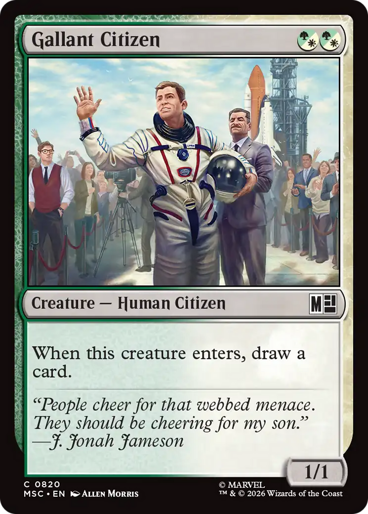 Gallant Citizen [Marvel Super Heroes Commander] | Empire Gaming NC