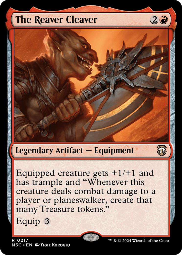 The Reaver Cleaver (Ripple Foil) [Modern Horizons 3 Commander] | Empire Gaming NC