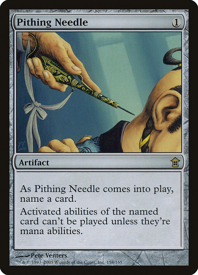 Pithing Needle [Saviors of Kamigawa] | Empire Gaming NC