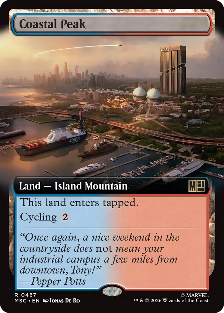 Coastal Peak (Extended Art) [Marvel Super Heroes Commander] | Empire Gaming NC