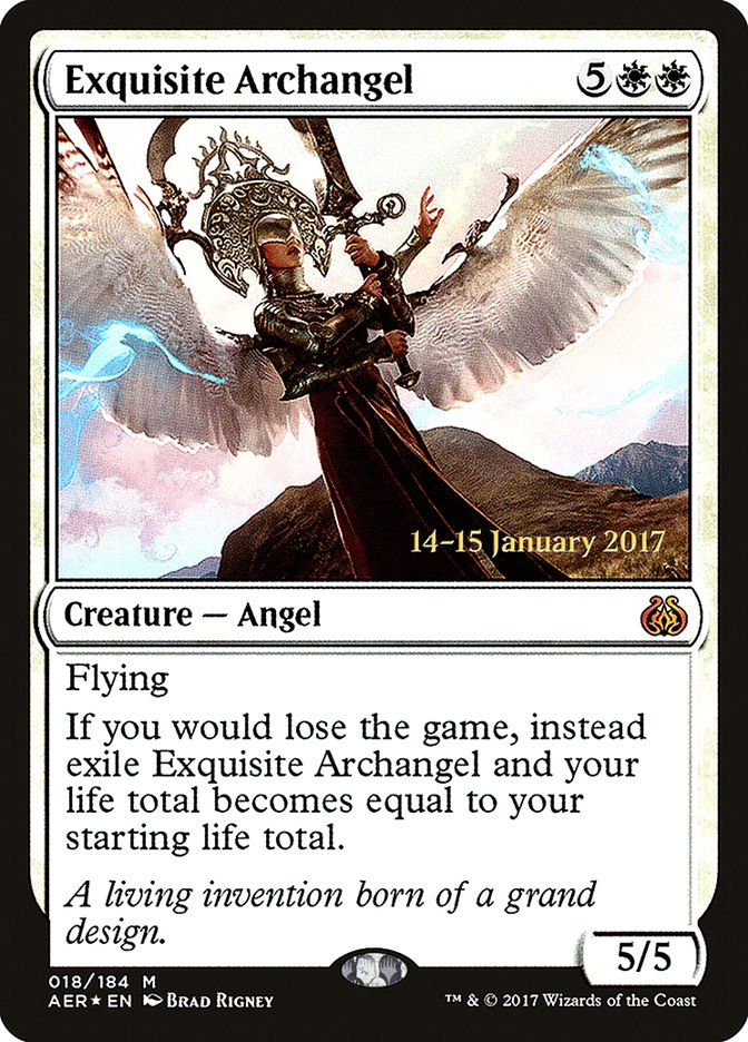 Exquisite Archangel [Aether Revolt Prerelease Promos] | Empire Gaming NC