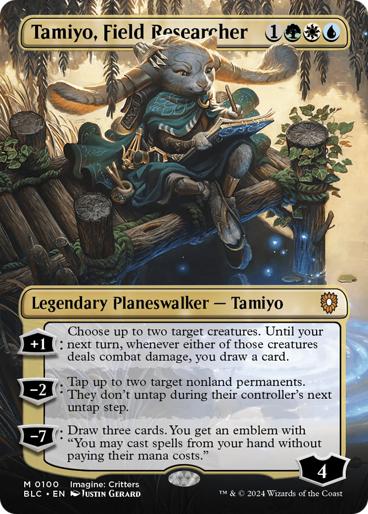 Tamiyo, Field Researcher (Borderless) [Bloomburrow Commander] | Empire Gaming NC