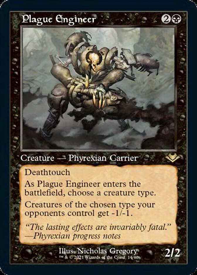 Plague Engineer (Retro Foil Etched) [Modern Horizons] | Empire Gaming NC