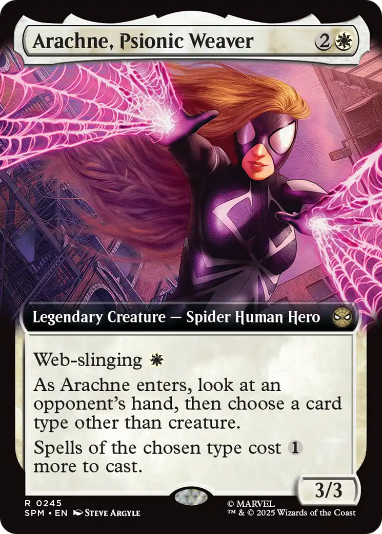 Arachne, Psionic Weaver (Extended Art) [Marvel's Spider-Man] | Empire Gaming NC