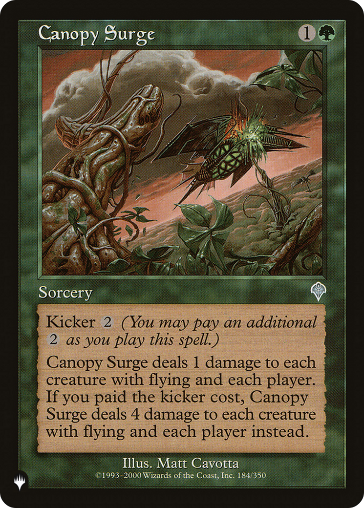 Canopy Surge [The List Reprints] | Empire Gaming NC