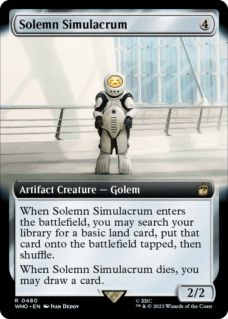 Solemn Simulacrum (Extended Art) [Doctor Who] | Empire Gaming NC