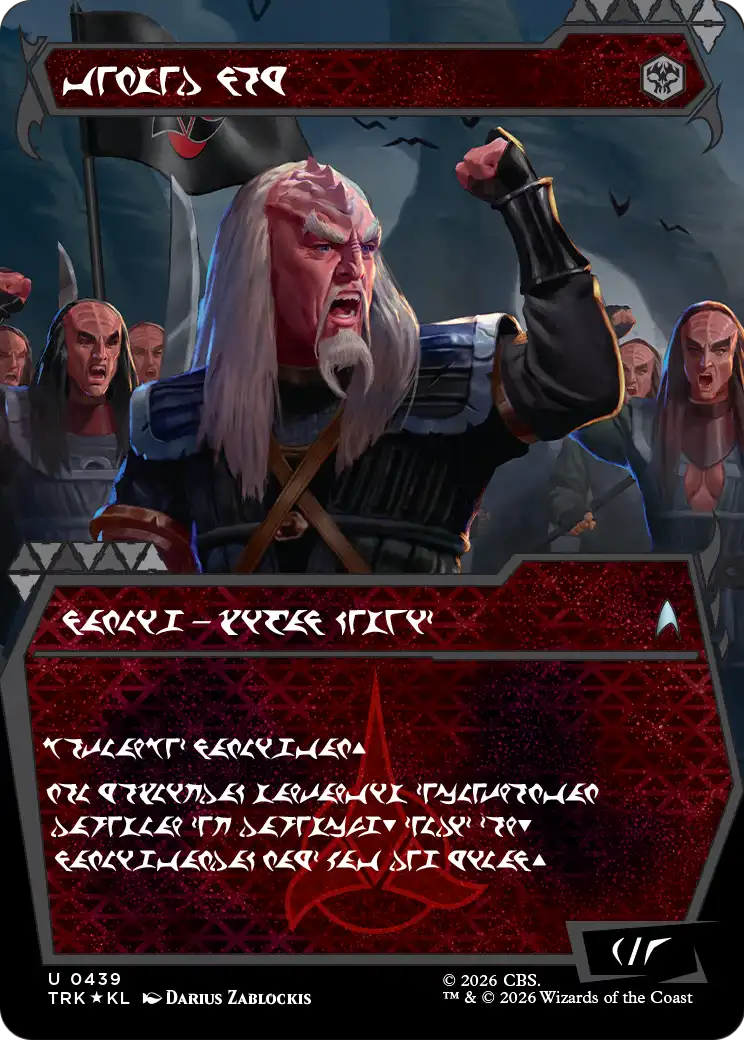 Storied Veteran (Showcase) (Klingon) [Star Trek] | Empire Gaming NC