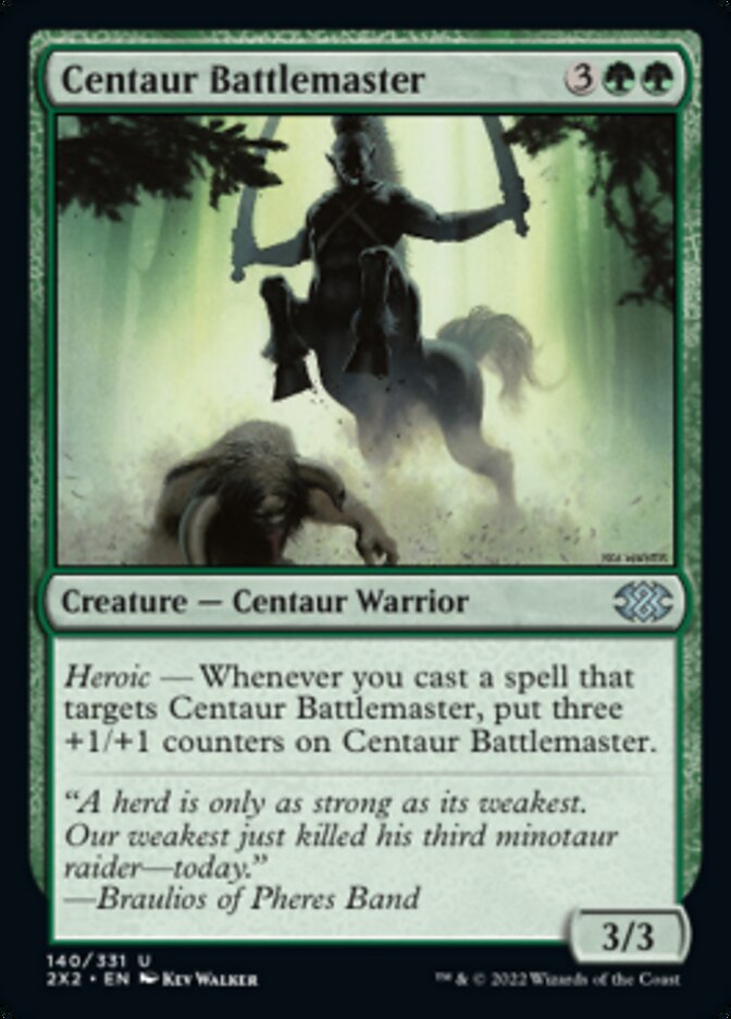 Centaur Battlemaster [Double Masters 2022] | Empire Gaming NC