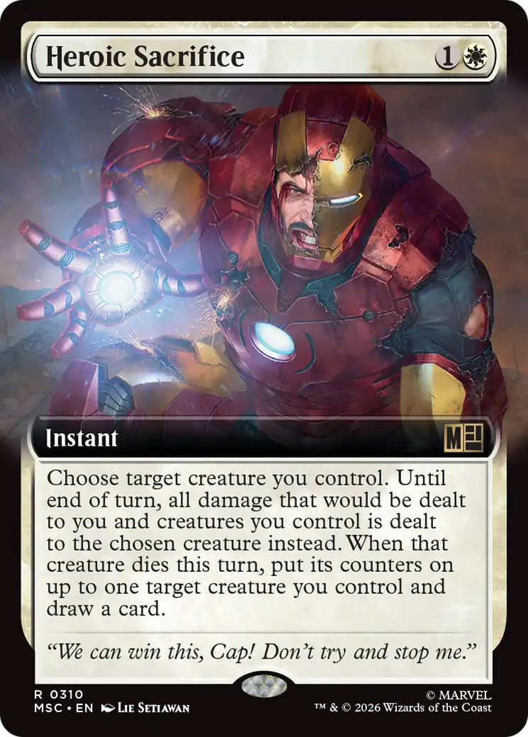 Heroic Sacrifice (Extended Art) [Marvel Super Heroes Commander] | Empire Gaming NC