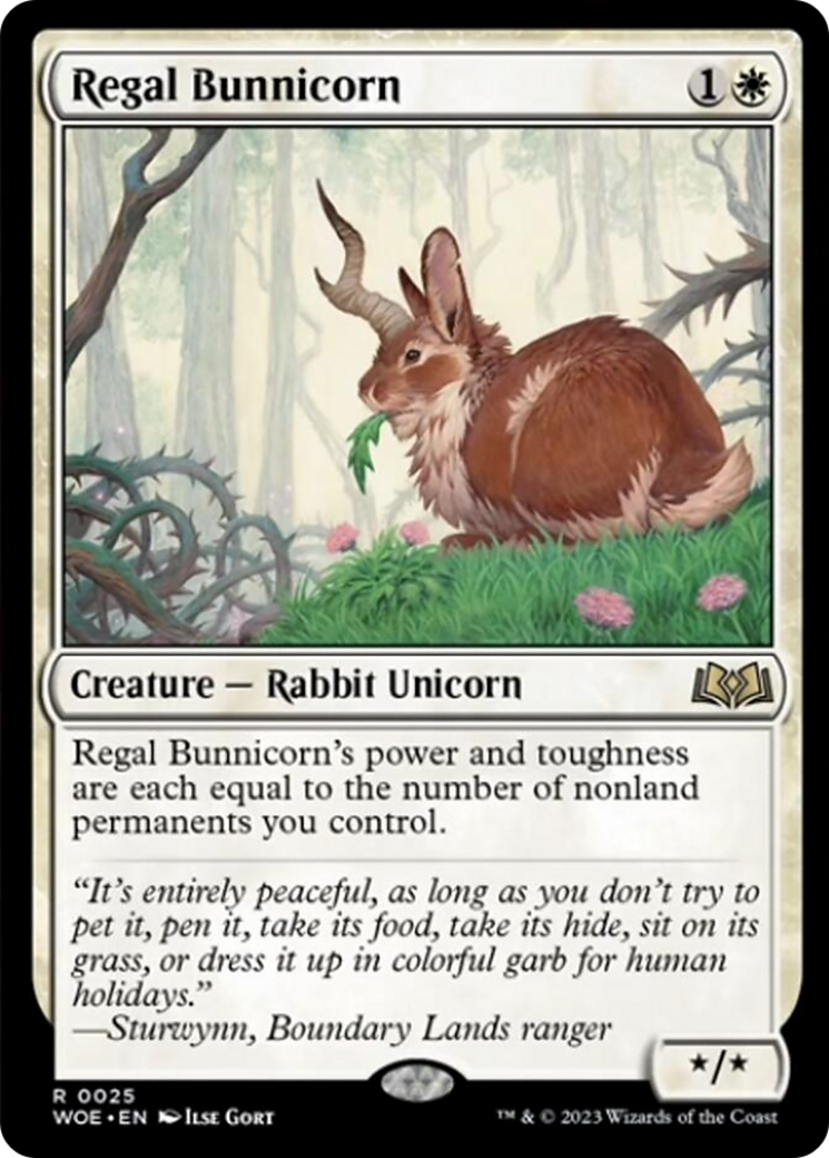 Regal Bunnicorn [Wilds of Eldraine] | Empire Gaming NC