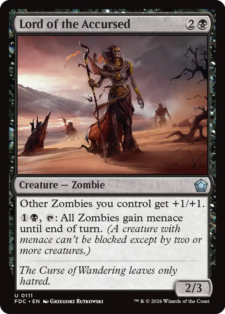 Lord of the Accursed [Foundations Commander] | Empire Gaming NC