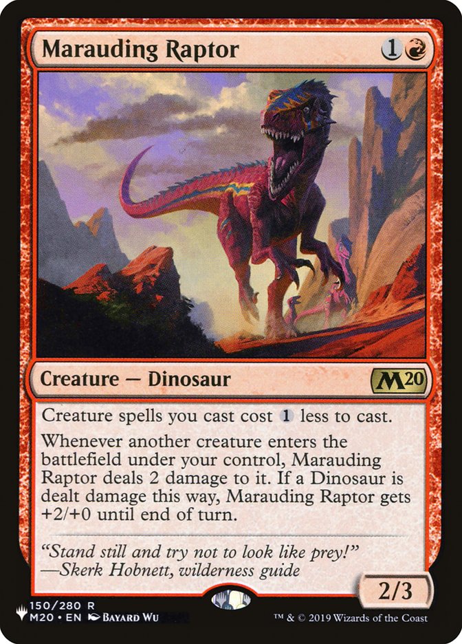 Marauding Raptor [The List] | Empire Gaming NC