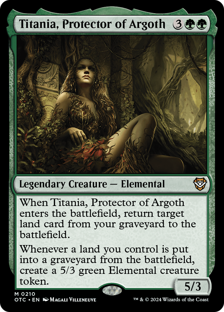 Titania, Protector of Argoth [Outlaws of Thunder Junction Commander] | Empire Gaming NC