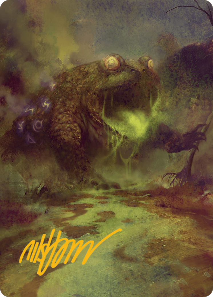 The Gitrog Monster Art Card (Gold-Stamped Signature) [Bloomburrow Art Series] | Empire Gaming NC