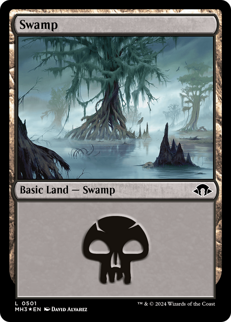 Swamp (0501) (Ripple Foil) [Modern Horizons 3] | Empire Gaming NC