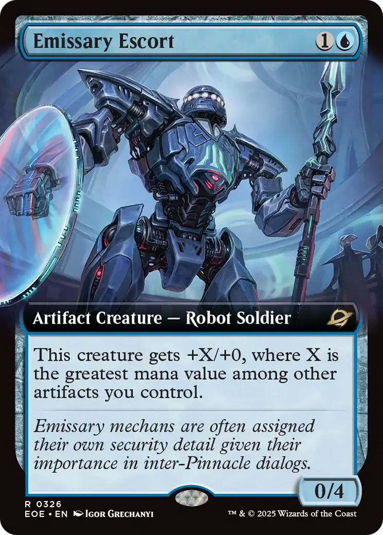 Emissary Escort (Extended Art) [Edge of Eternities] | Empire Gaming NC