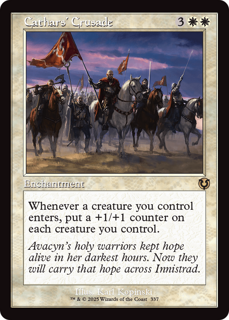 Cathars' Crusade (Retro Frame) [Innistrad Remastered] | Empire Gaming NC