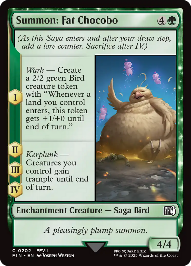 Summon: Fat Chocobo [FINAL FANTASY] | Empire Gaming NC