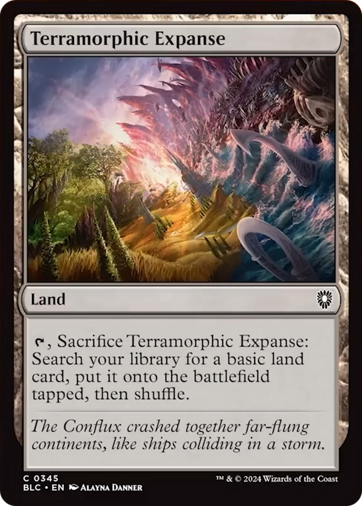 Terramorphic Expanse [Bloomburrow Commander] | Empire Gaming NC