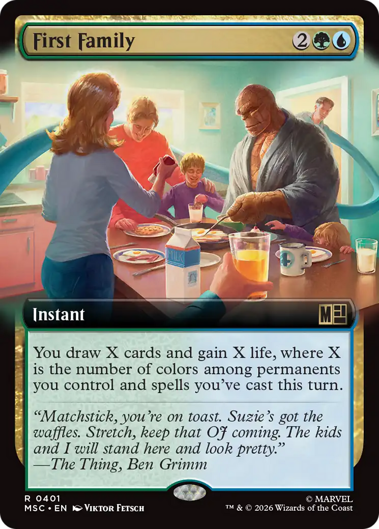 First Family (Extended Art) [Marvel Super Heroes Commander] | Empire Gaming NC