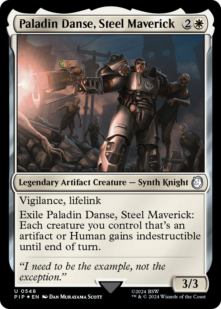 Paladin Danse, Steel Maverick (Surge Foil) [Fallout] | Empire Gaming NC