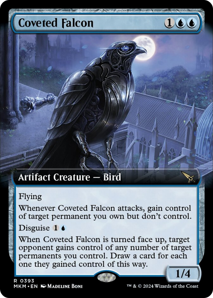 Coveted Falcon (Extended Art) [Murders at Karlov Manor] | Empire Gaming NC