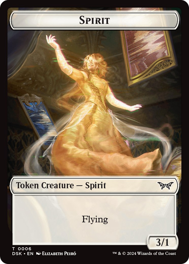 Spirit (0006) Token [Duskmourn: House of Horror Tokens] | Empire Gaming NC